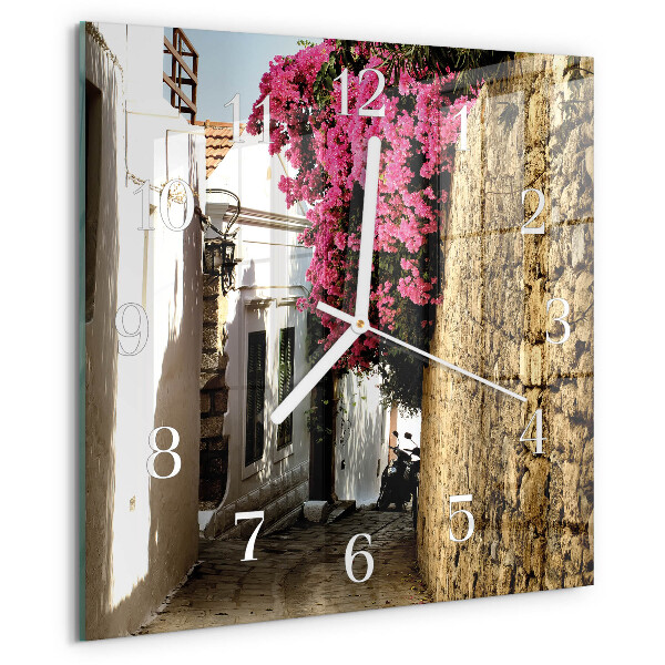 Reloj cuadrado Callejón de las Flores