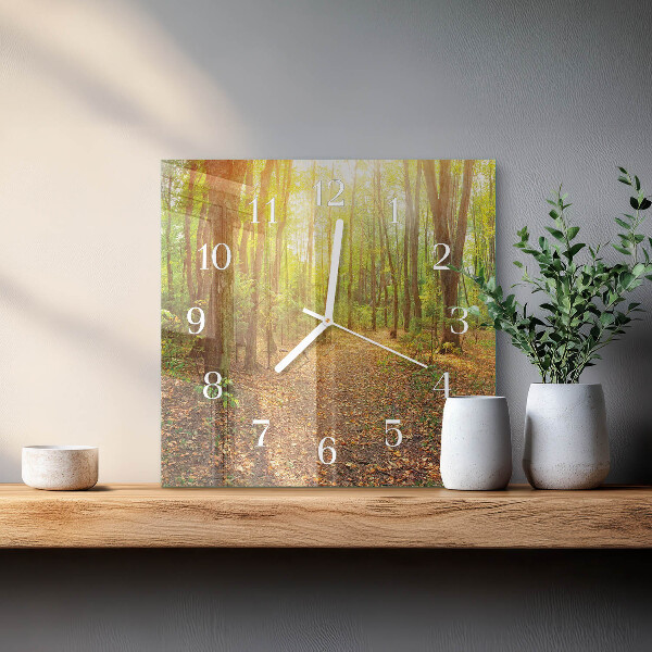 Reloj cuadrado Sendero forestal