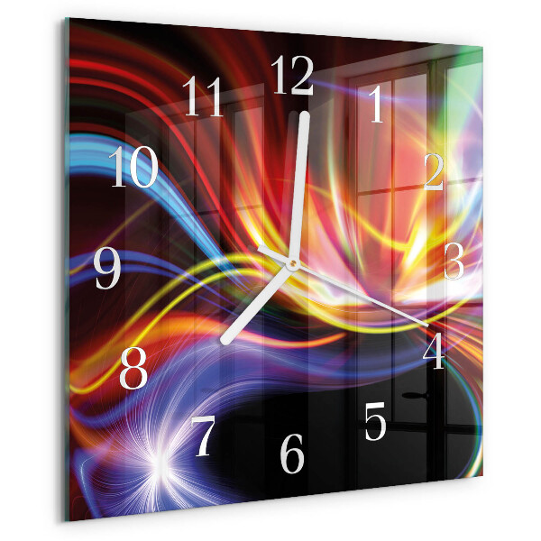 Reloj cuadrado Arte abstracto