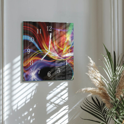 Reloj cuadrado Arte abstracto