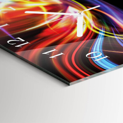 Reloj cuadrado Arte abstracto