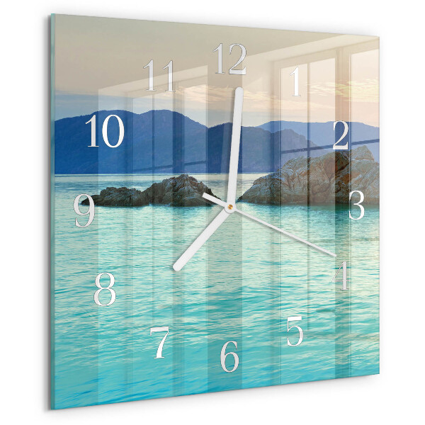 Reloj cuadrado Isla del Mar