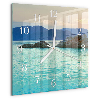 Reloj cuadrado Isla del Mar