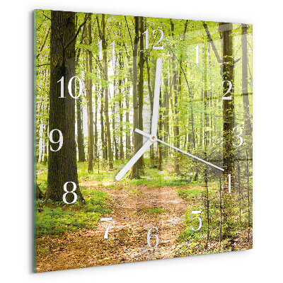 Reloj cuadrado Bosque