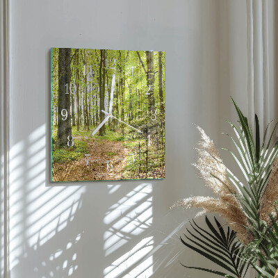 Reloj cuadrado Bosque