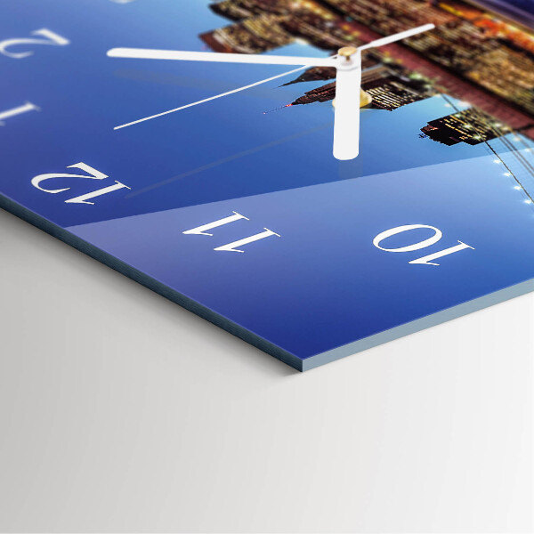 Reloj cuadrado Puente horizontal