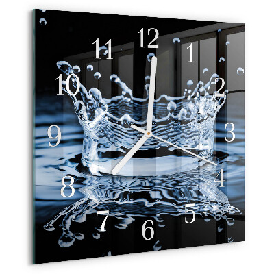 Reloj cuadrado Agua