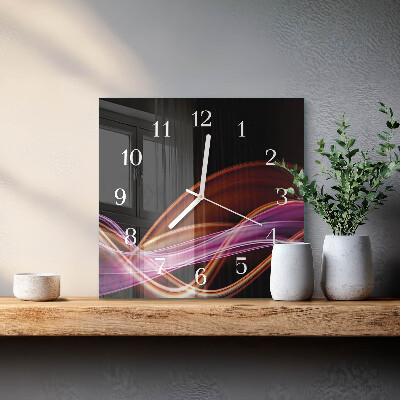 Reloj cuadrado Arte abstracto