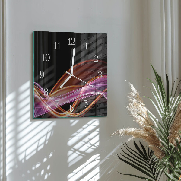 Reloj cuadrado Arte abstracto