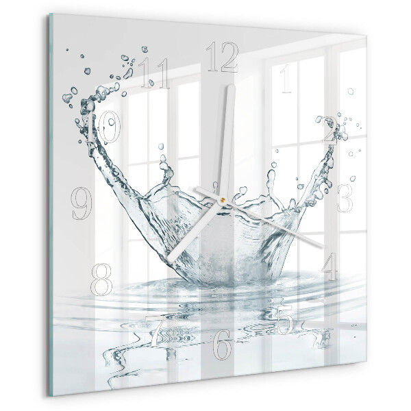 Reloj cuadrado Agua