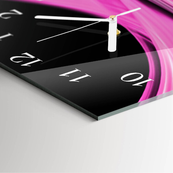 Reloj cuadrado Líneas abstractas