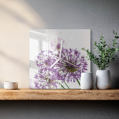 Reloj cuadrado Flor
