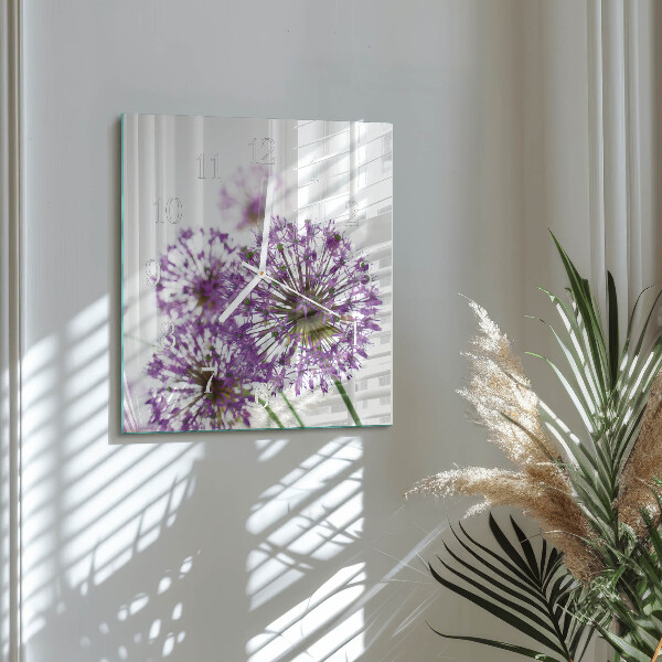 Reloj cuadrado Flor