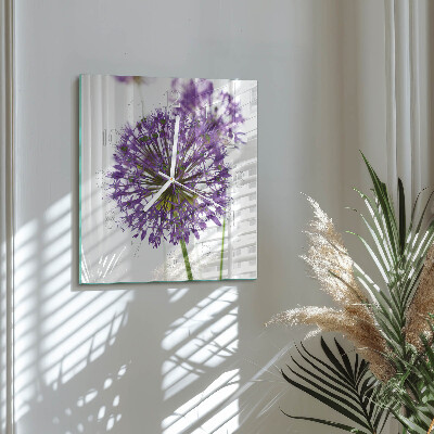 Reloj cuadrado Flor