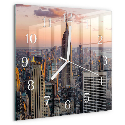 Reloj cuadrado Horizonte