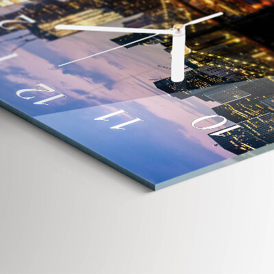 Reloj cuadrado Puente horizontal