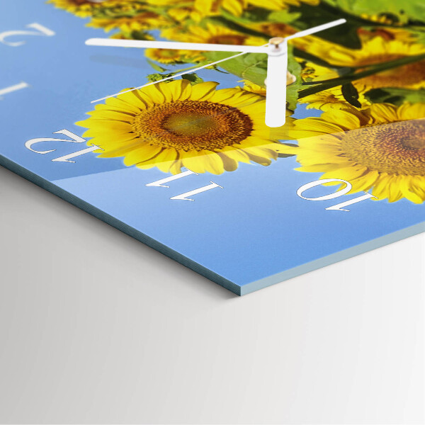 Reloj cuadrado Girasoles