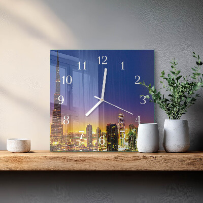 Reloj cuadrado Horizonte Dubái