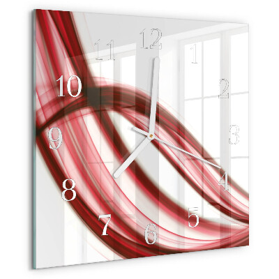 Reloj cuadrado Líneas abstractas