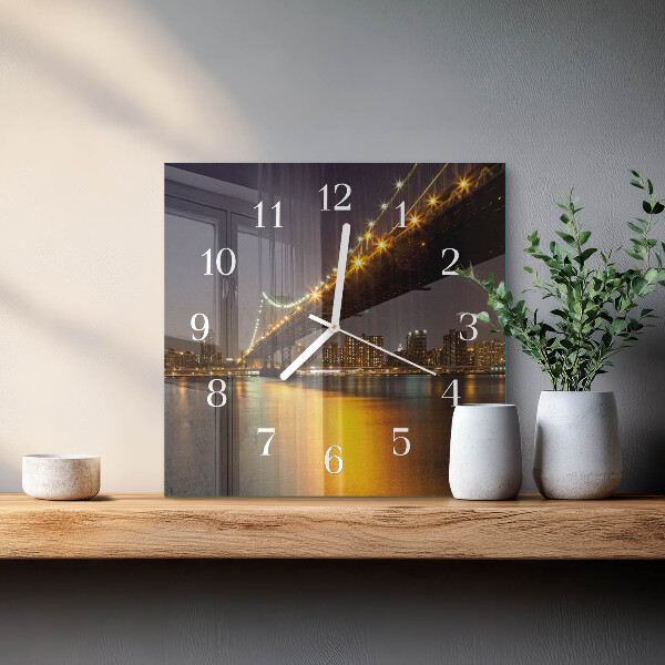 Reloj cuadrado Puente del horizonte