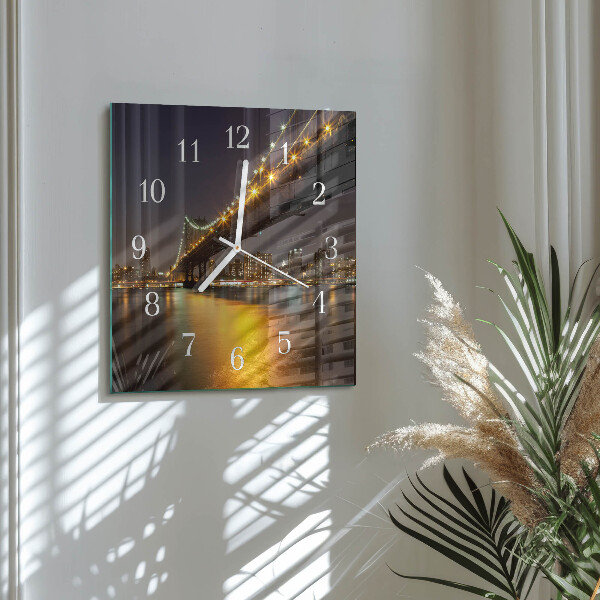 Reloj cuadrado Puente del horizonte