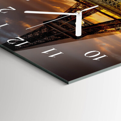 Reloj cuadrado Torre Eiffel de París