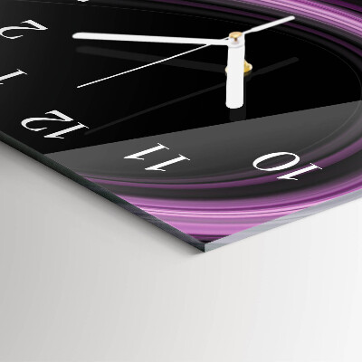 Reloj cuadrado Líneas abstractas