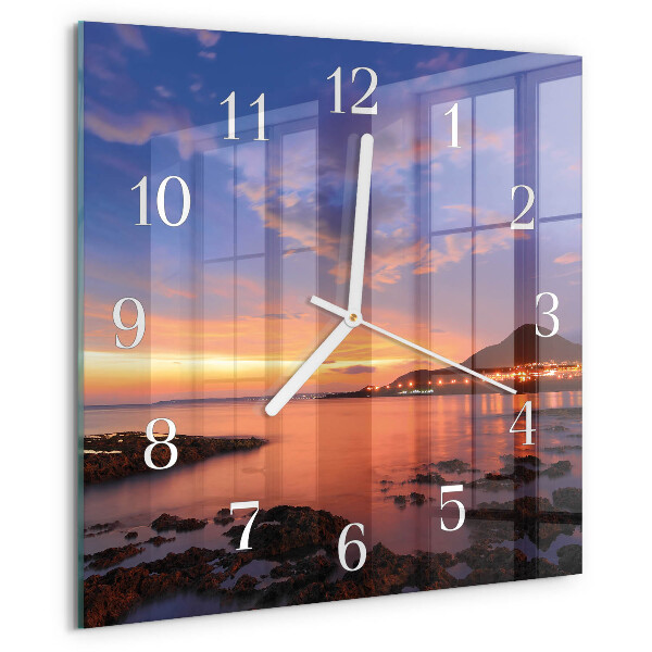 Reloj cuadrado Isla del Mar