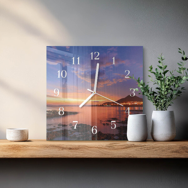 Reloj cuadrado Isla del Mar