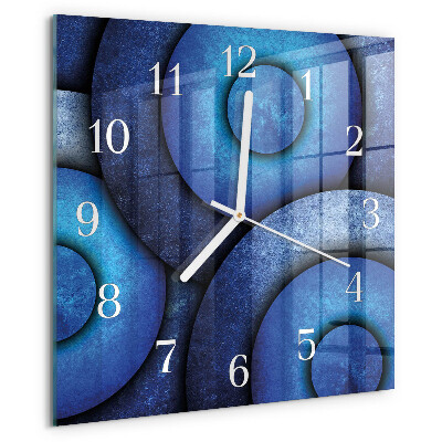 Reloj cuadrado El arte de los círculos