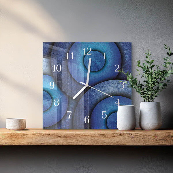 Reloj cuadrado El arte de los círculos