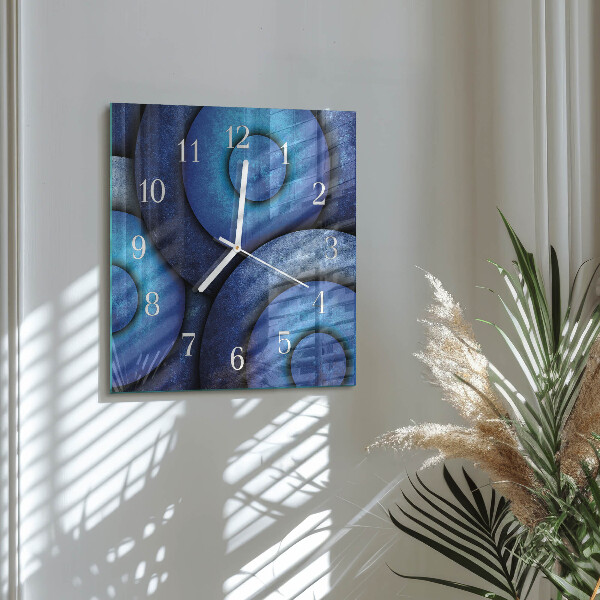 Reloj cuadrado El arte de los círculos