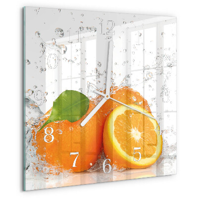 Reloj cuadrado Naranjas