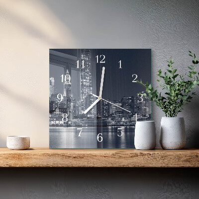 Reloj cuadrado Horizonte