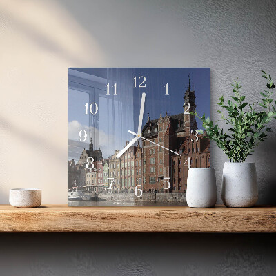 Reloj cuadrado Gdansk