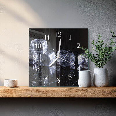 Reloj cuadrado Cubitos de hielo