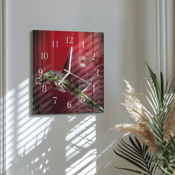 Reloj cuadrado Manzana