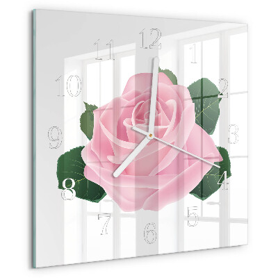 Reloj cuadrado Rosa