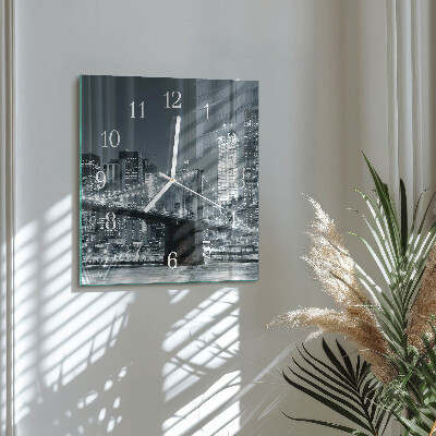 Reloj cuadrado Puente horizontal