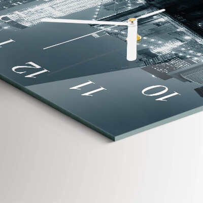 Reloj cuadrado Puente horizontal