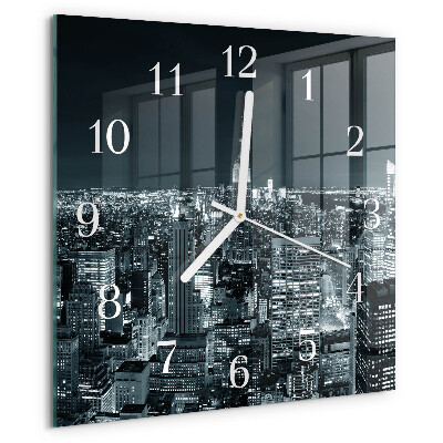 Reloj cuadrado Noche del horizonte