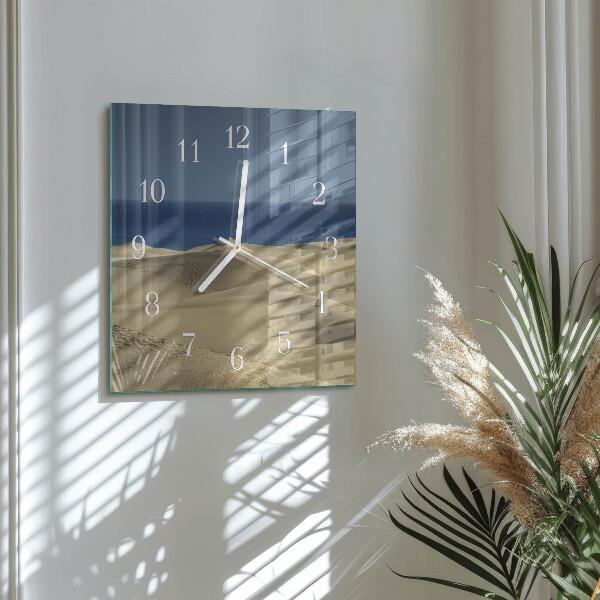 Reloj cuadrado Dunas marinas
