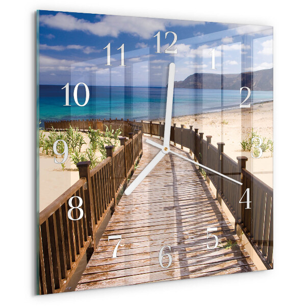 Reloj cuadrado Playa Mar