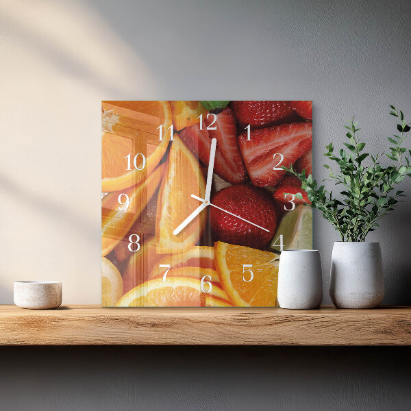 Reloj cuadrado Fruta