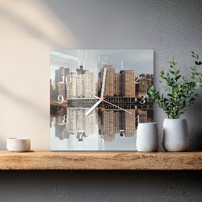 Reloj cuadrado Horizonte