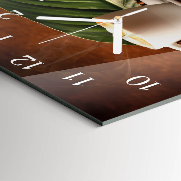 Reloj cuadrado Taza de café