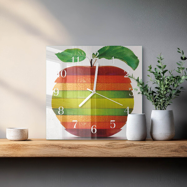 Reloj cuadrado Manzana