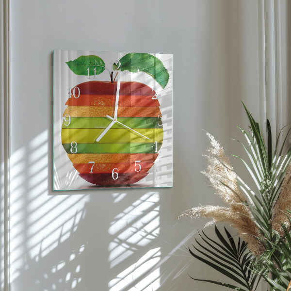 Reloj cuadrado Manzana