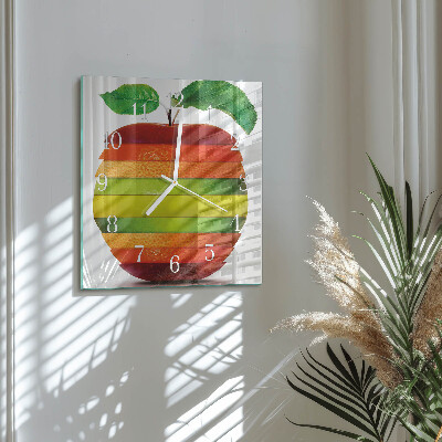 Reloj cuadrado Manzana