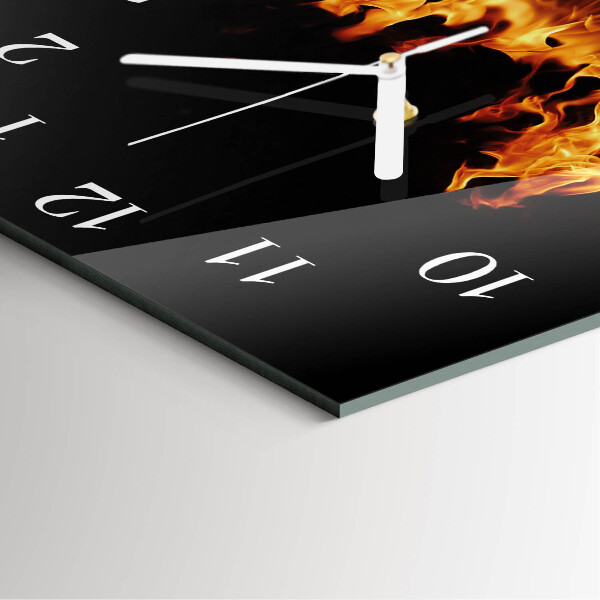 Reloj cuadrado Fuego